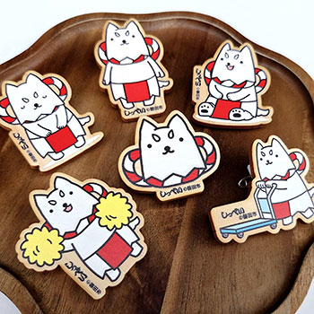 しっぺい ピン付き木製クリップ