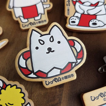 しっぺい ピン付き木製クリップ