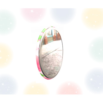 しっぺい缶ミラー