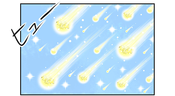 流星群みたいなG